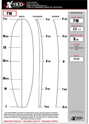 Xtra-Foam-Surfboard-Blank-7'10-Minimal