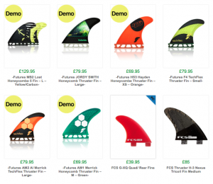 Performance fins to give you that extra drive and competitive advantage