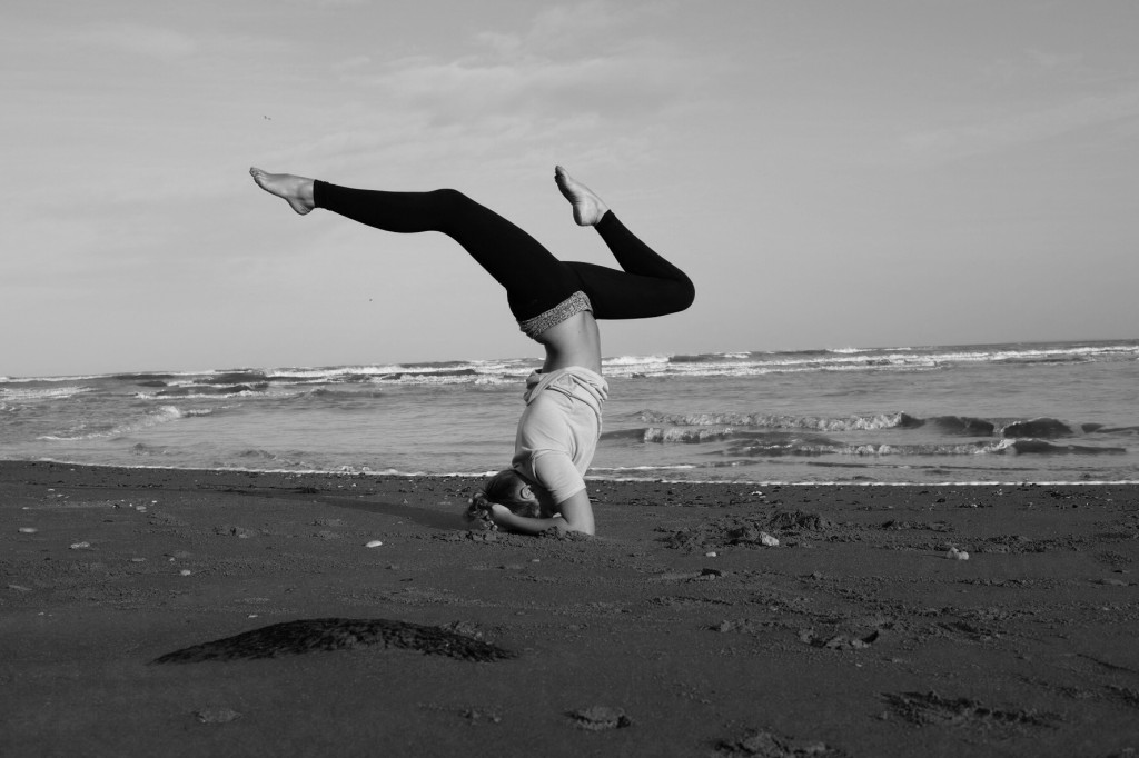 Yoga instructor Emma, showing the balance and strength benefits of yoga