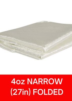 Fibreglass Surfboard Cloth 4oz Narrow 27in folded for repairs