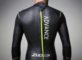 Zone 3 Advance Mens Triathalon Wetsuit back detail