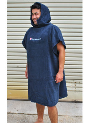 Triocean Surf Towel Changing Robe in midnight blue black