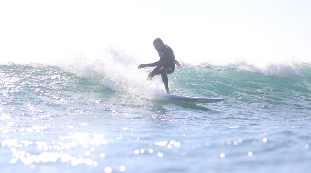 Mid Length Surfboard Testing Bantham