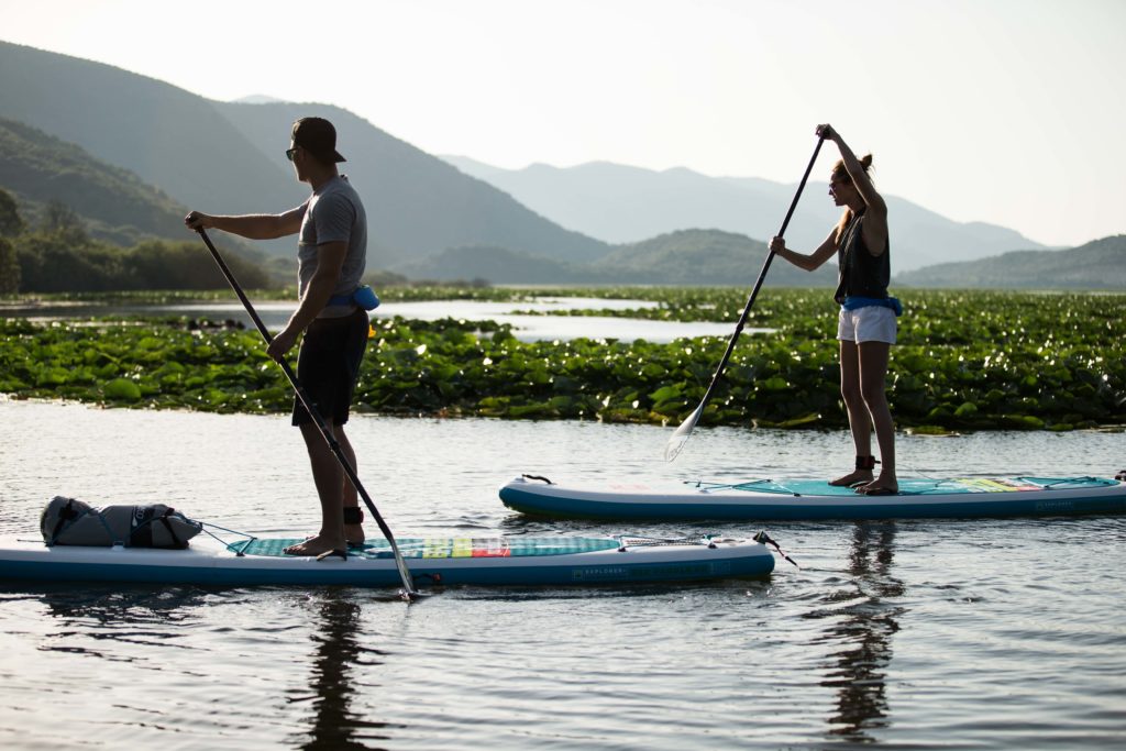 Flat Water Stand Up Paddle Boarding