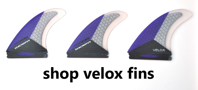 Scarfini shortboard fins