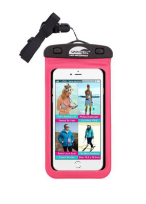 Swimcell Large Waterproof Phone Case Pink