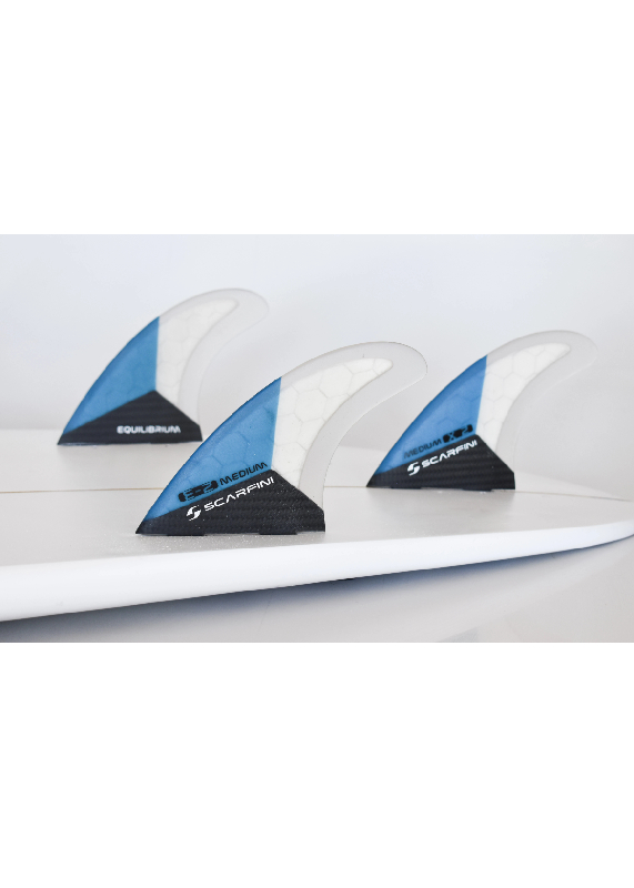 Scarfini Fins Carbon Base Thruster Set HX2 Triocean Surf