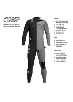 Xcel Mens Wetsuit 5/4mm Comp - Image 2