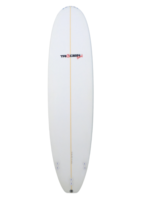Triocean Minimal Surfboard 7'6 Purple Deck bottom