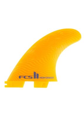 FCS II Performer Neo Glass Surfboard Fins in mango