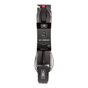Ocean & Earth 9''0" SUP/Longboard Regular Leash - Black