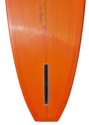 Karma 9'4" Choptail slider Longboard (Resin Orange) - Image 2