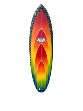 Karma Surfboards 6'6" Mid Length by Dave Farrow