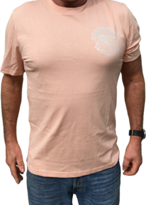 Triocean Surf Organic Cotton T-Shirt - Peach - Image 2