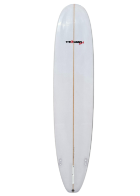 Triocean Surf 9'2" Longboard (Plain White) - Polished - Image 2
