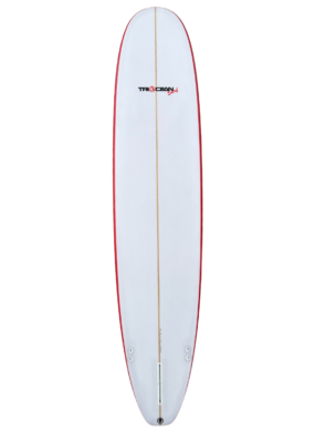 Triocean Surf 9'2" Longboard (Red Rails) Matt - Image 2