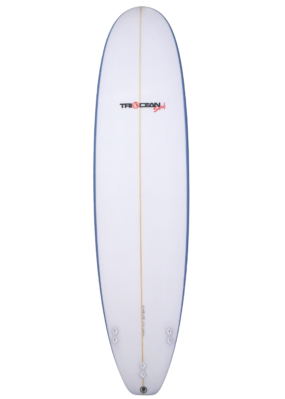Derek Girven Surfboards 7'6" Minimal - Purple Rail - Image 2