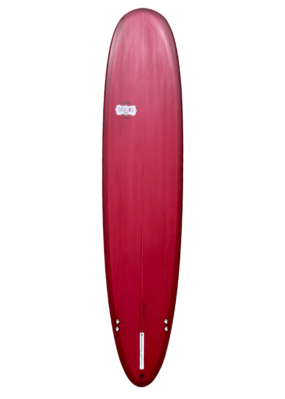 Classic Lines Triple 9'2" Longboard - Red Matt - Image 2