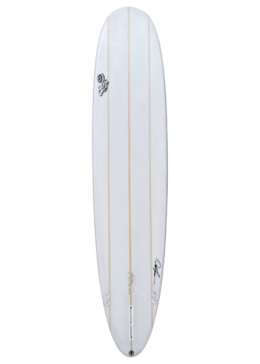 Classic Lines Triple 9'2" Longboard - White (Matt Finish) - Image 2