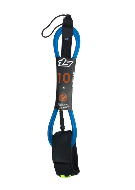 Island Style 10ft Calf/Knee Leash Blue