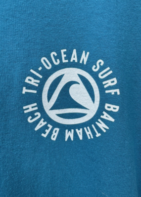 Triocean Surf Kids T Shirt (Blue) - Image 3
