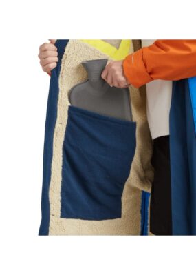 Red Recovered Alter Evo Changing Robe inside pocket for hot water bottle