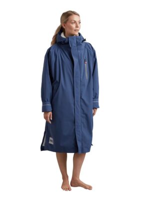 Red Alter Evo Changing Robe in Admiral Blue front view