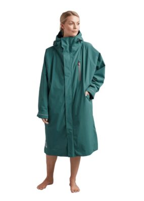 Red Alter Evo Changing Robe in Deep Teal front view