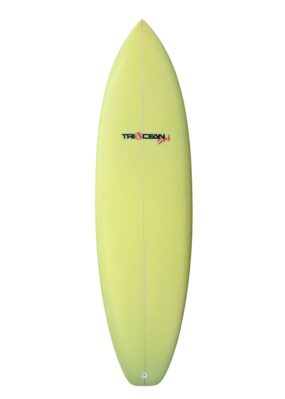 Triocean 6'4" Evo Shortboard - Lime Full Spray deck