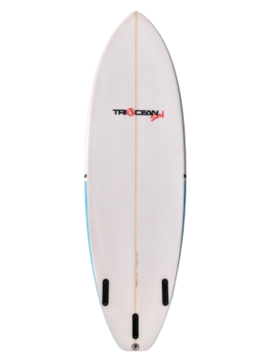 Triocean 6'0" Evo Shortboard - Blue Tail - Image 2
