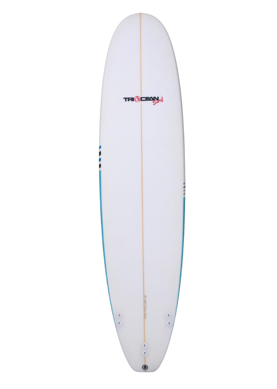 Minimal Surfboard 8'0" Blue Stripe Bottom