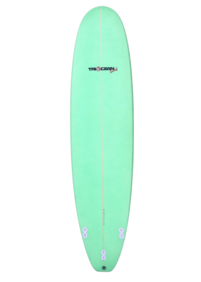 Minimal Surfboard 8'0" Green Spray Bottom