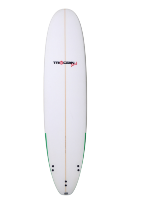 Minimal Surfboard 8'0" Green Tail Bottom