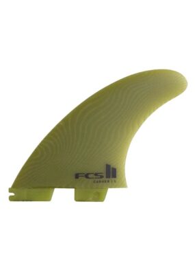 Carver Neo Glass Surfboard Fins in Eucalyptus outside