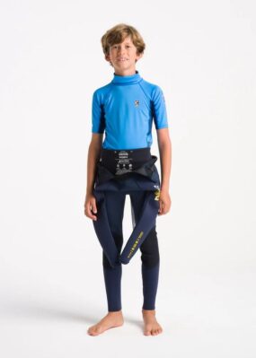 C-Skins Rash X Junior rash vest on model