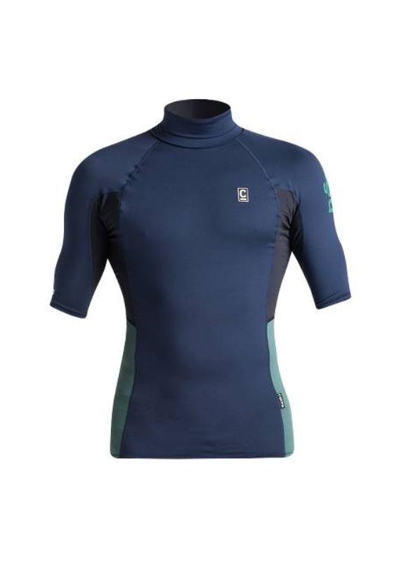 C-Skins NuWave Men's Short Sleeve Rash Vest front
