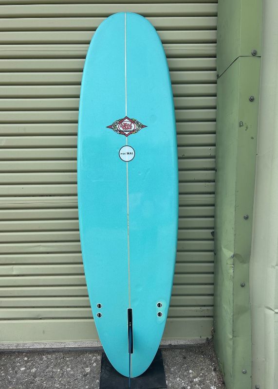 Custard Point minimal 6'10 secondhand surfboard bottom